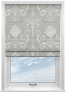 Laura Ashley Josette, Steel - Roman Blind